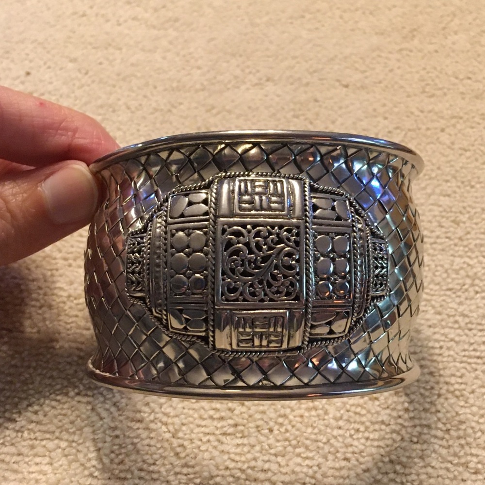 Artisan sterling silver cuff